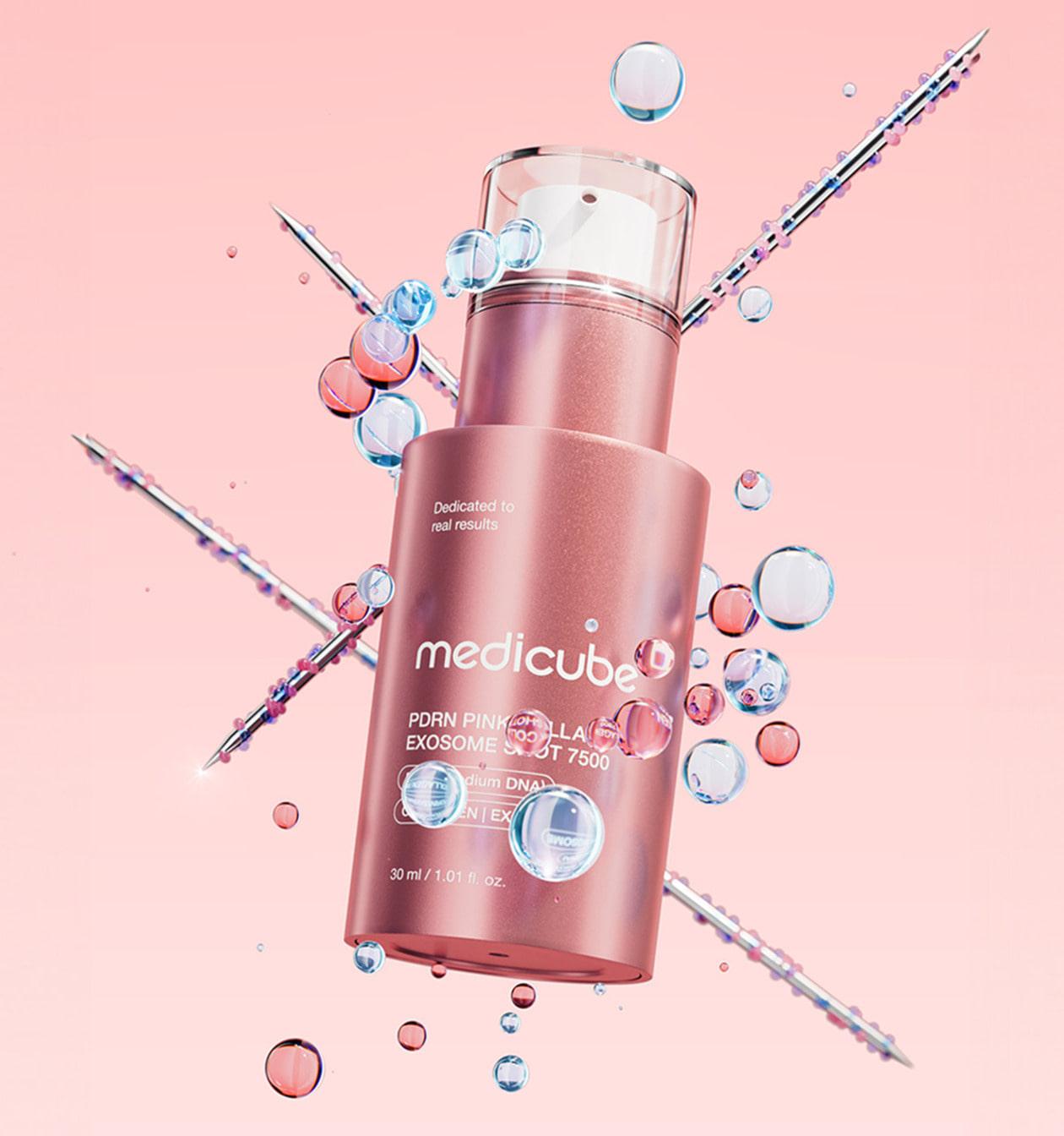 Medicube - PDRN Pink Collagen exosome shot ampoule 7500 30ml