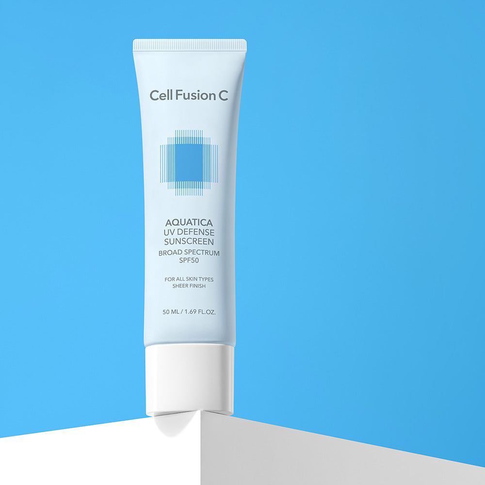 Cell Fusion C - 1+1 Aquatica UV Defense Sunscreen OTC 50ml+50ml