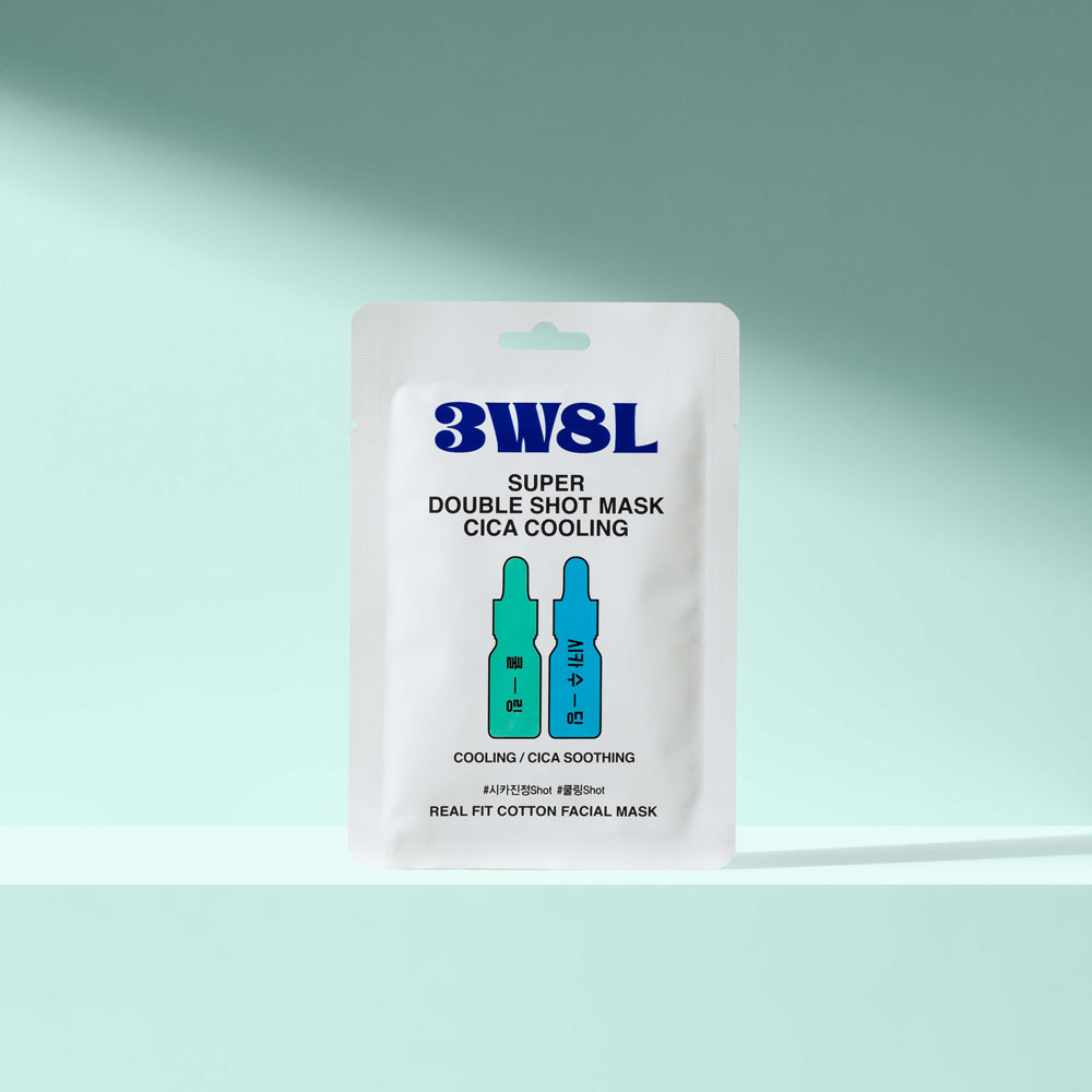 3W8L - Super Double Shot Mask Cica Cooling 27ml