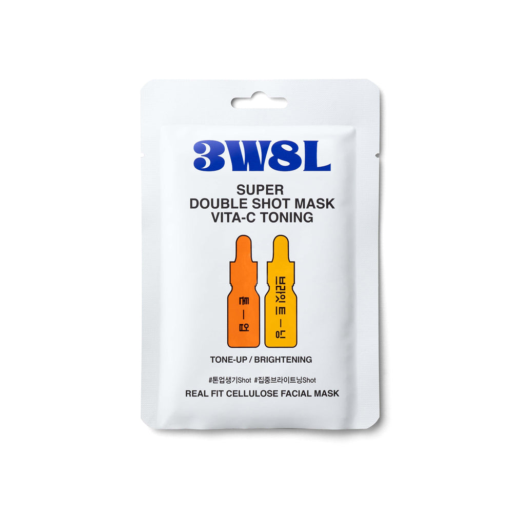 3W8L - Super Double Shot Mask VitaC Toning 27ml
