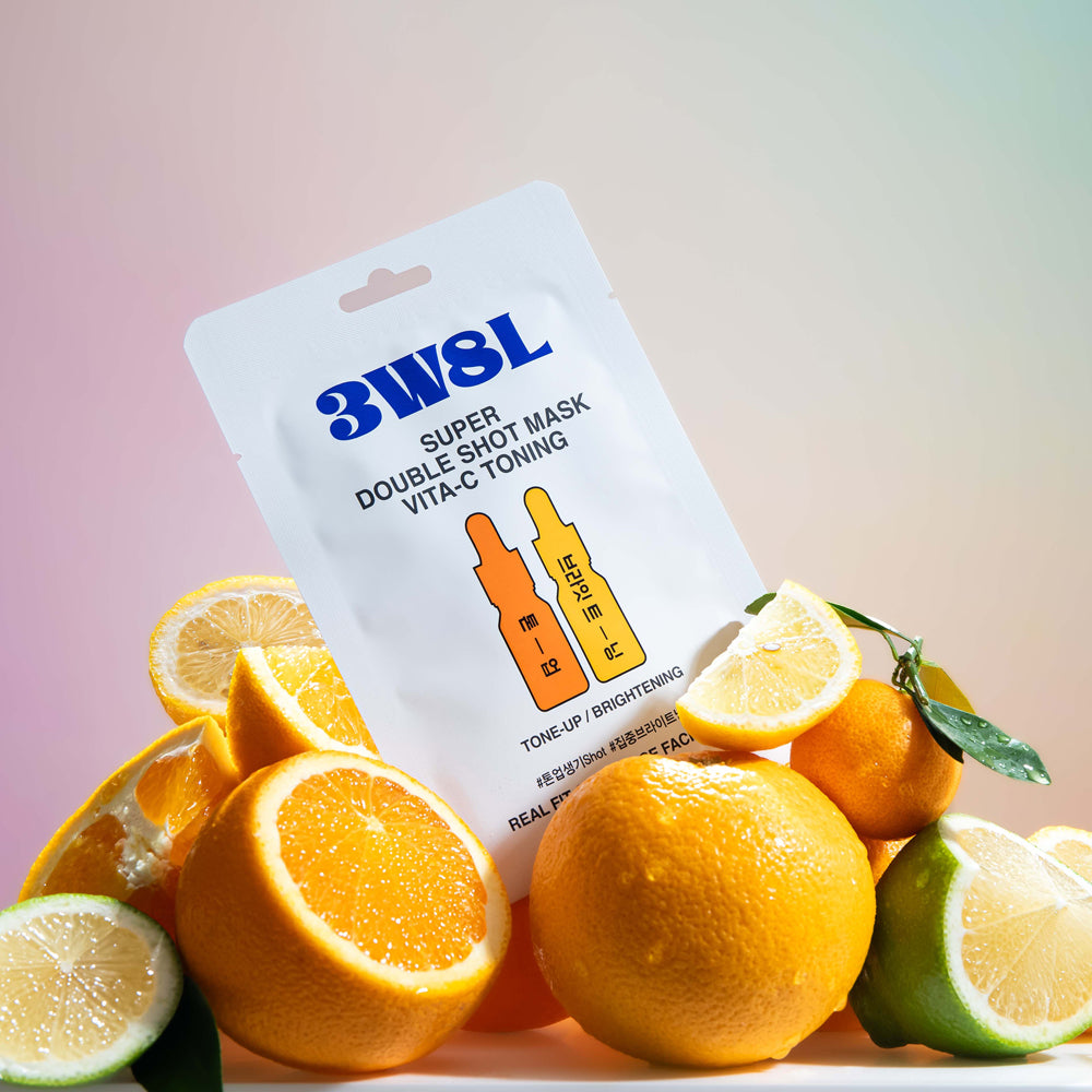 3W8L - Super Double Shot Mask VitaC Toning 27ml