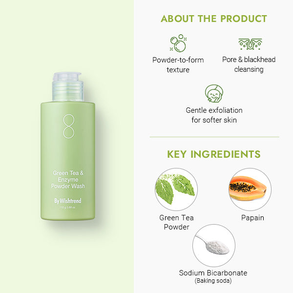 By Wishtrend - By Wishtrend Green Tea & Enzyme Powder Wash 110g