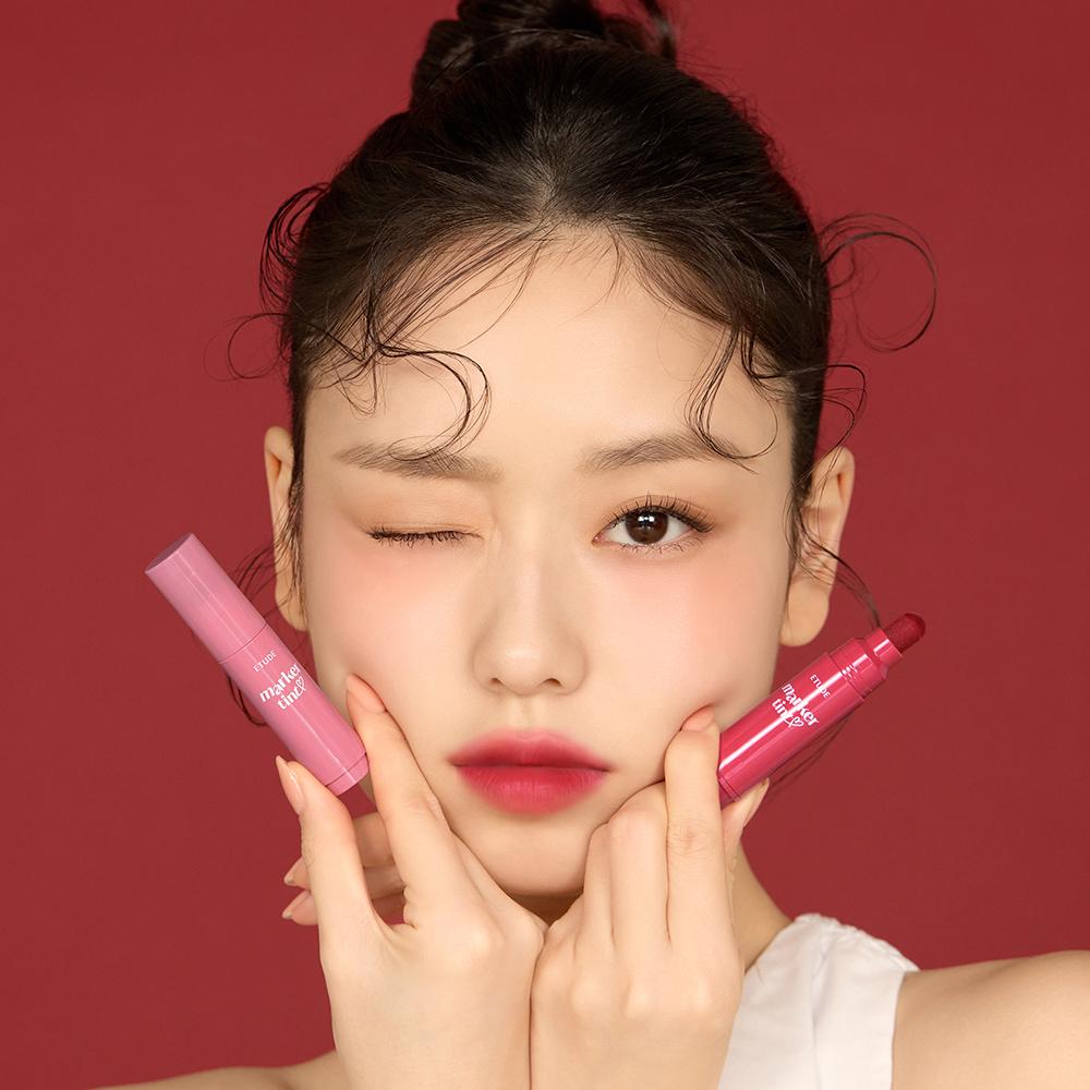 Etude House - Dear Darling Marker Tint 3.5g #01 Raspberry Pop