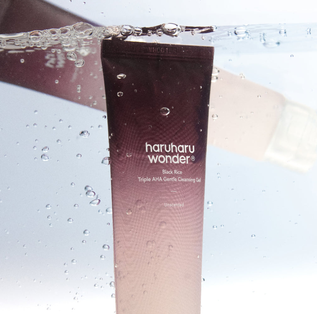 haruharu wonder - Black Rice Triple AHA Gentle Cleansing Gel Unscented 100ml