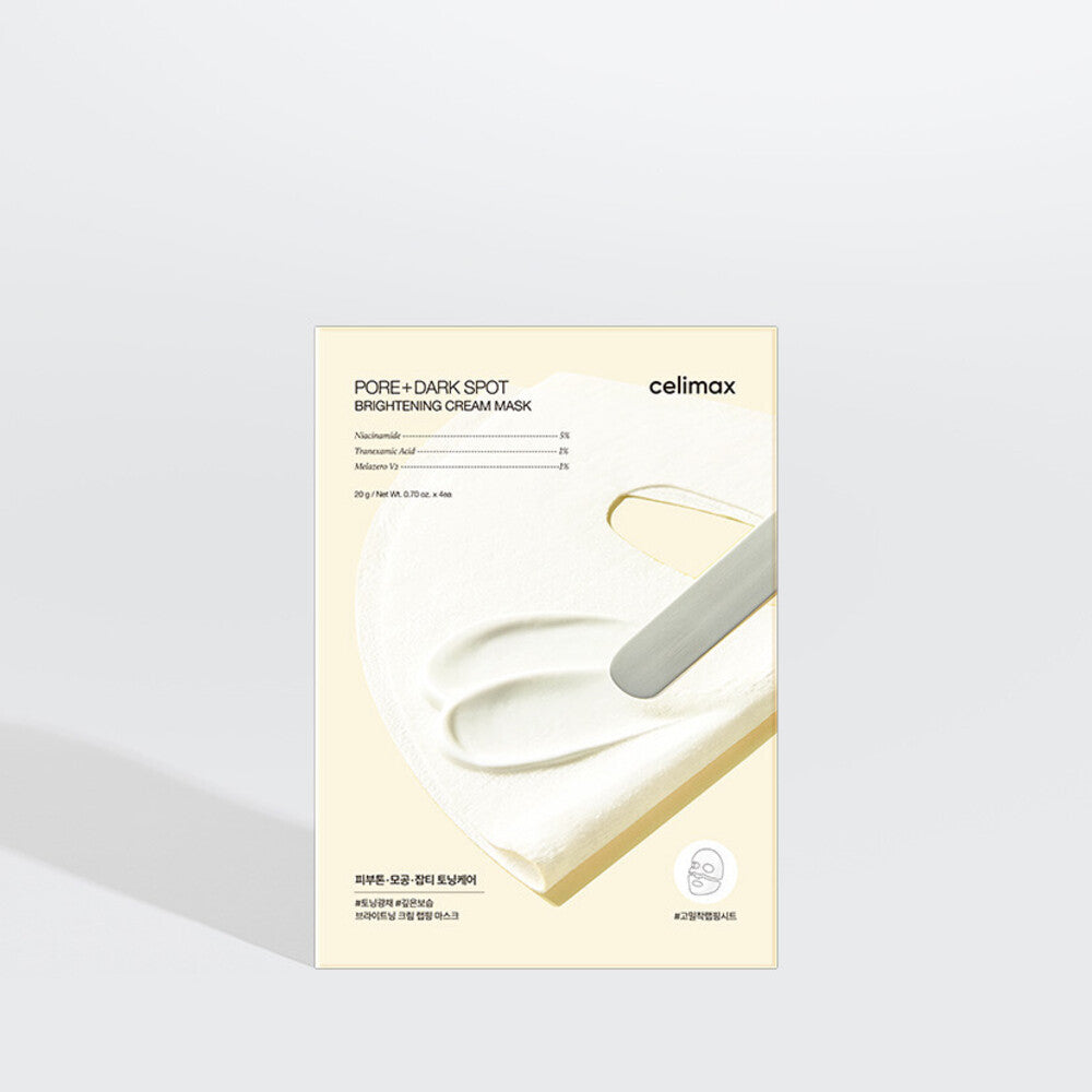 celimax - Pore+Dark Spot Brightening Cream Mask 4ea