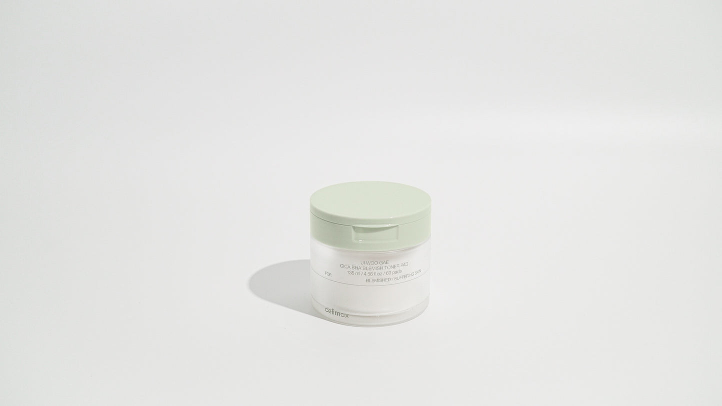 celimax - Ji Woo Gae Cica BHA Blemish Toner Pad 60pad