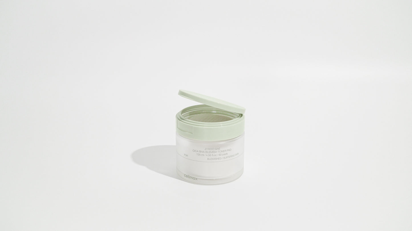 celimax - Ji Woo Gae Cica BHA Blemish Toner Pad 60pad