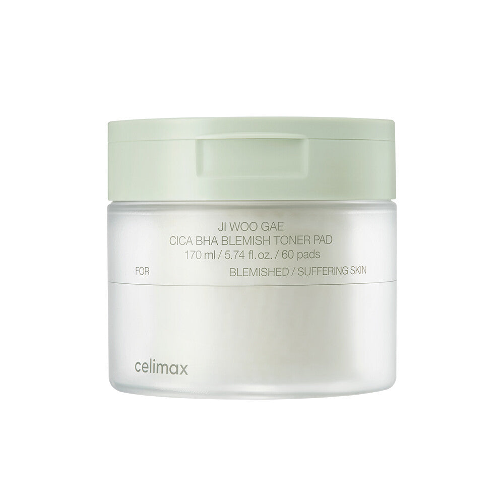celimax - Ji Woo Gae Cica BHA Blemish Toner Pad 60pad