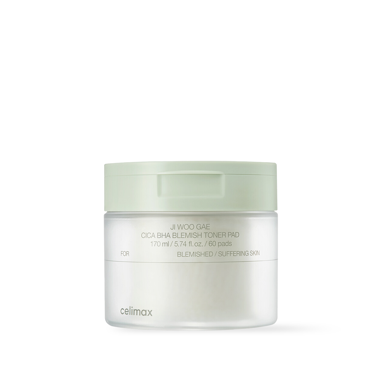 celimax - Ji Woo Gae Cica BHA Blemish Toner Pad 60pad