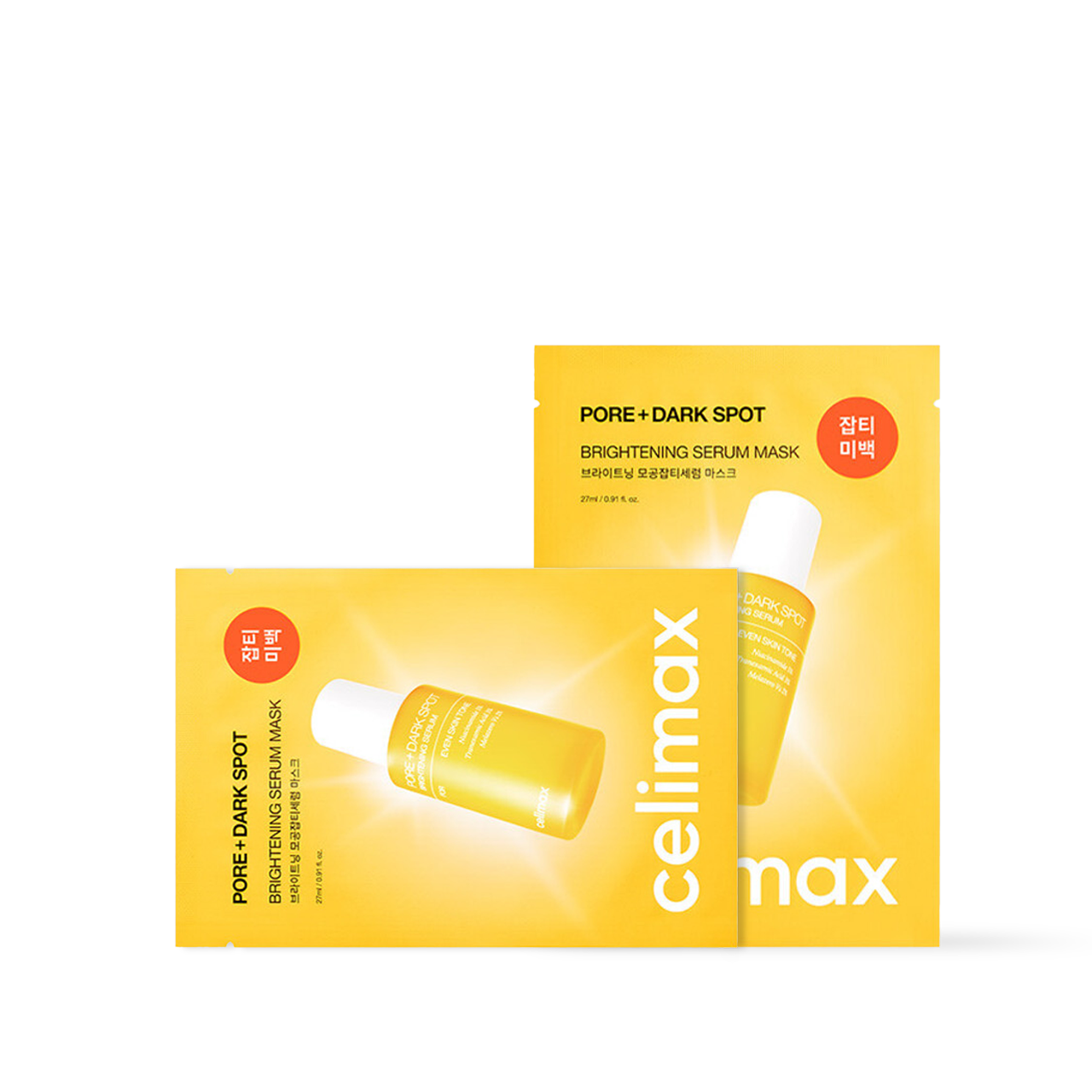 celimax - Pore+Dark Spot Brightening Serum Mask 10ea