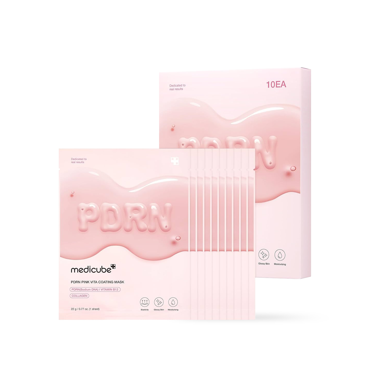 Medicube - PDRN Pink Vita coating Mask 10EA