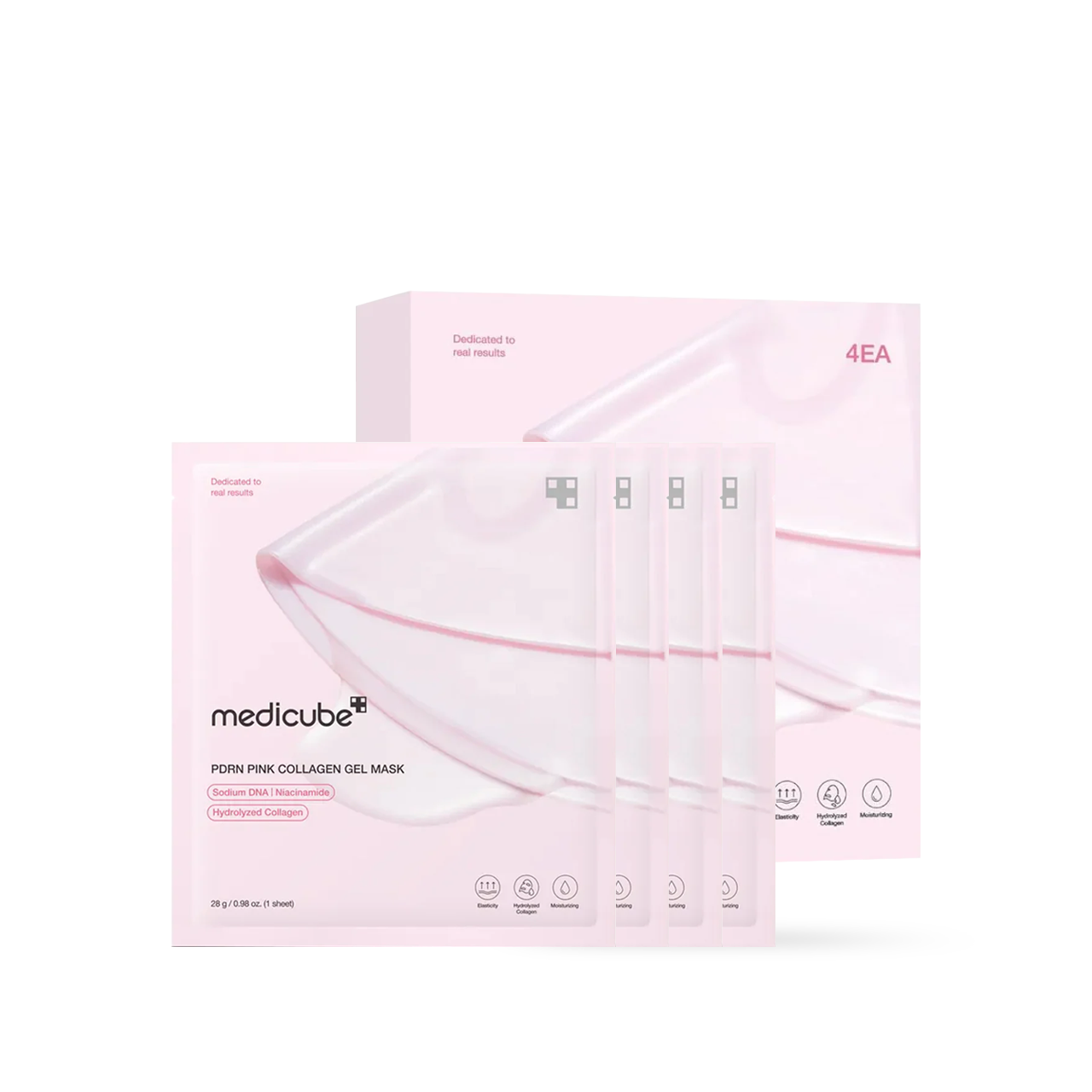 Medicube - PDRN Pink Collagen Gel Mask 4EA