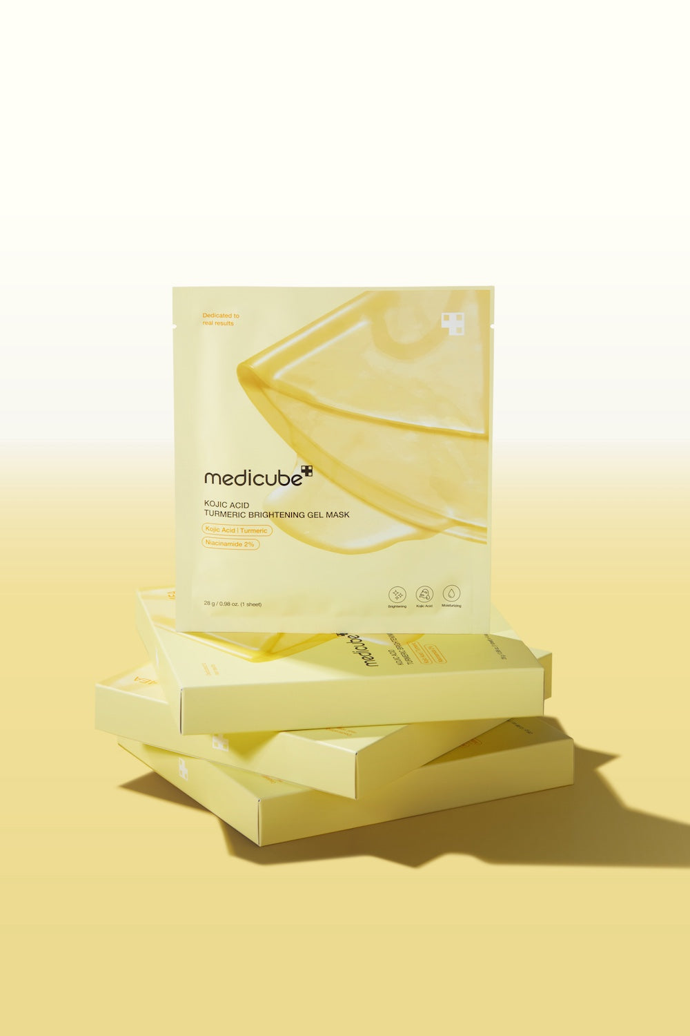 Medicube - Kojic Acid Turmeric Brightening Gel Mask 4EA