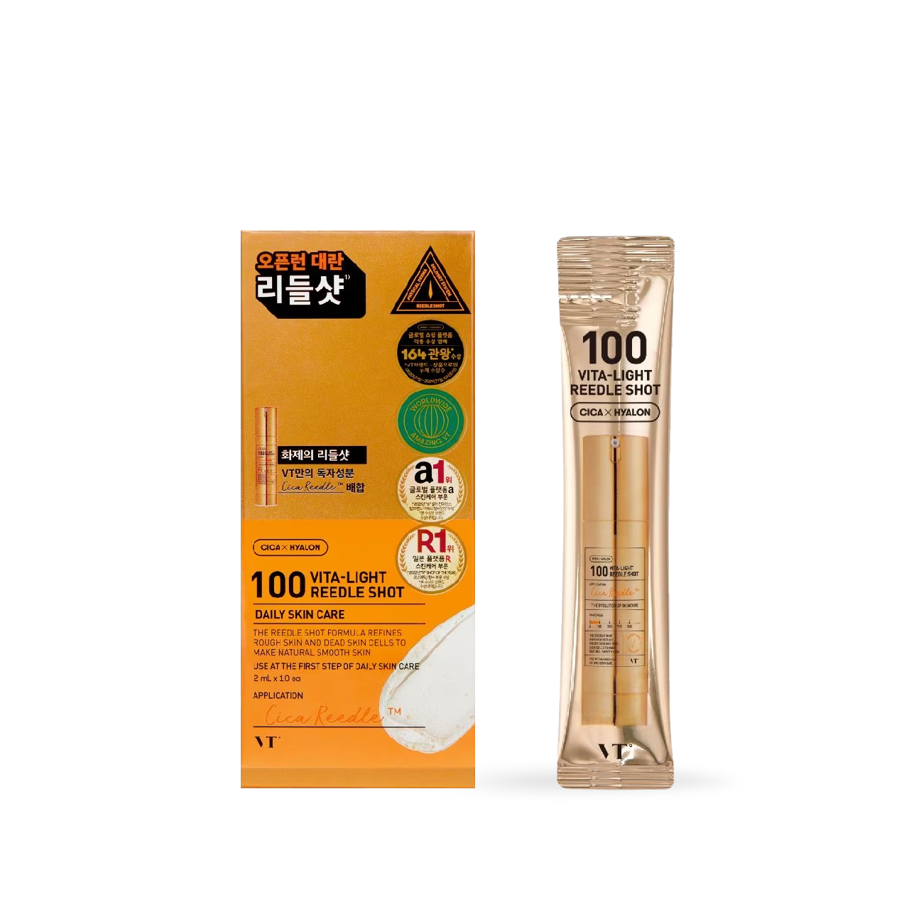 VT Cosmetics - 100 VITA-LIGHT Reedle shot 10ea