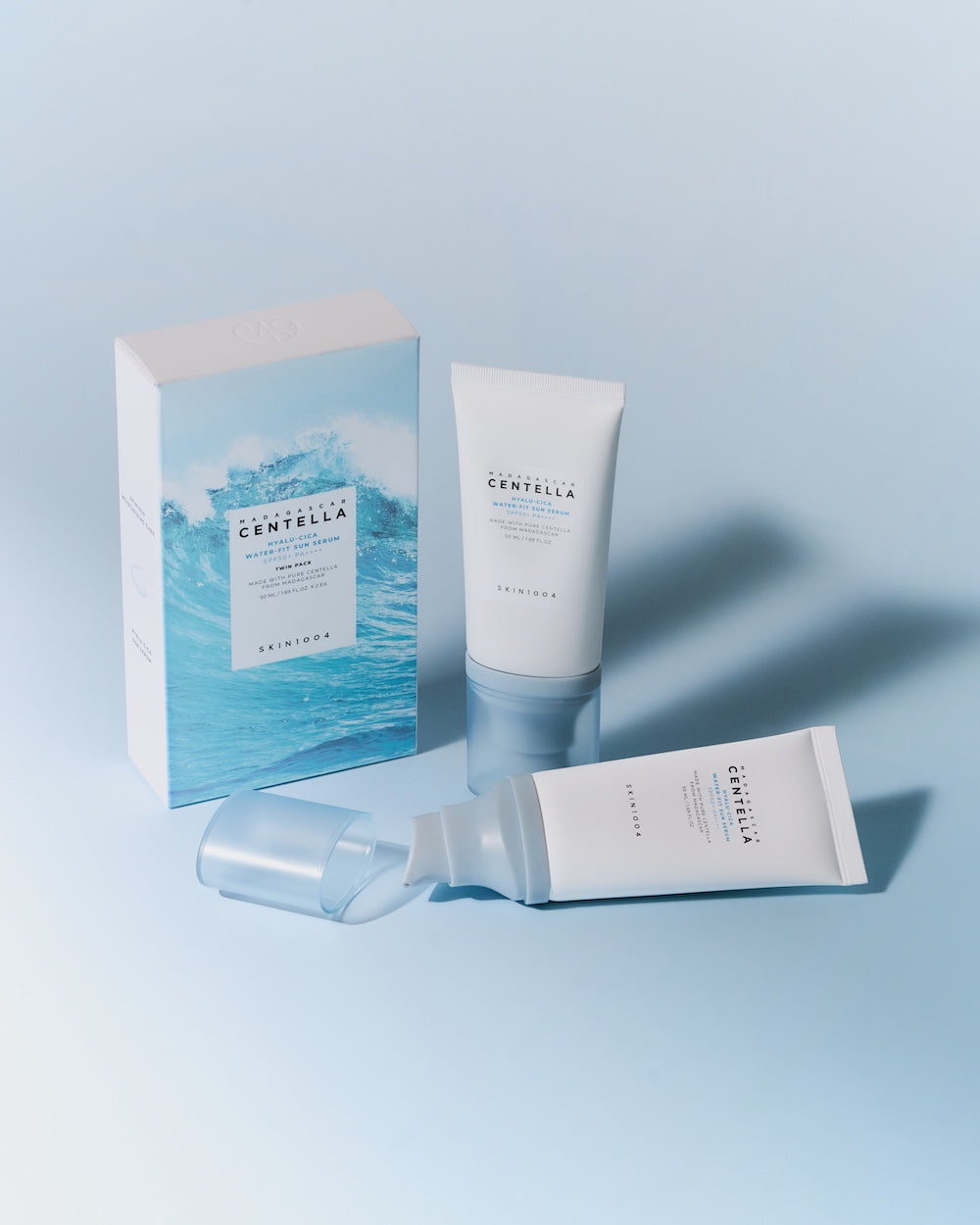 Skin1004 - Madagascar Centella Hyalu-Cica Water-Fit Sun Serum Twin Pack 50ml*2