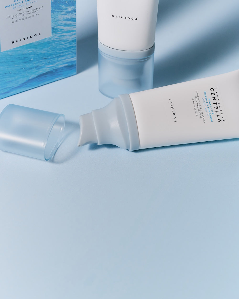 Skin1004 - Madagascar Centella Hyalu-Cica Water-Fit Sun Serum Twin Pack 50ml*2