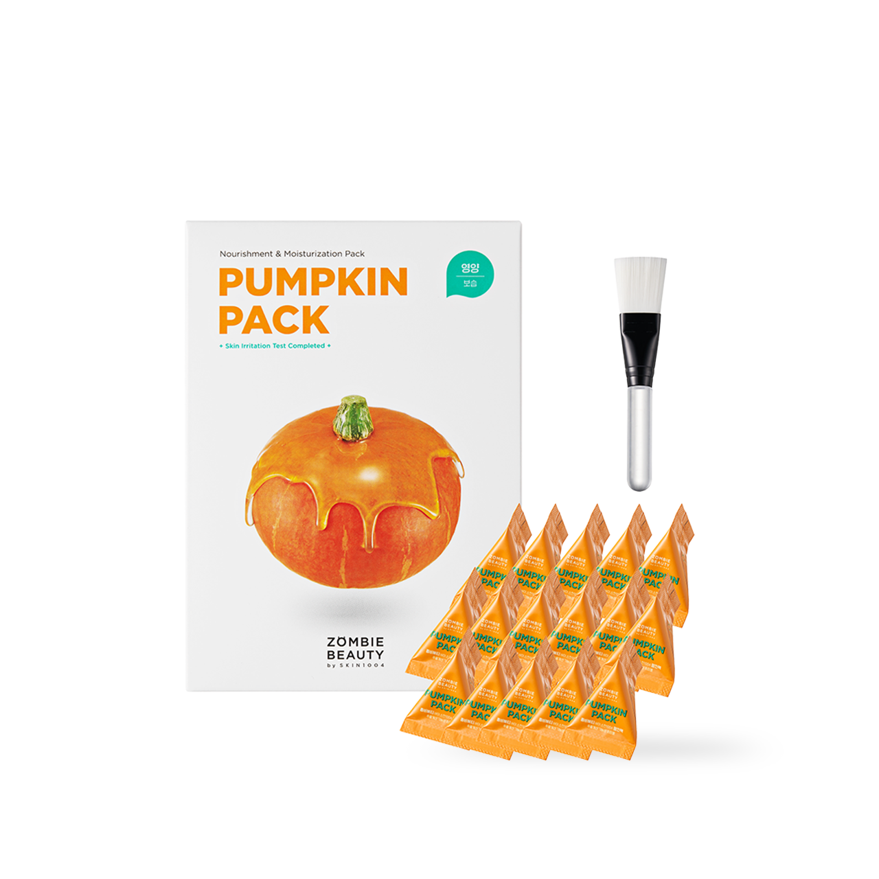 Skin1004 - ZOMBIE BEAUTY BY SKIN1004 Pumpkin Pack 4g*16ea