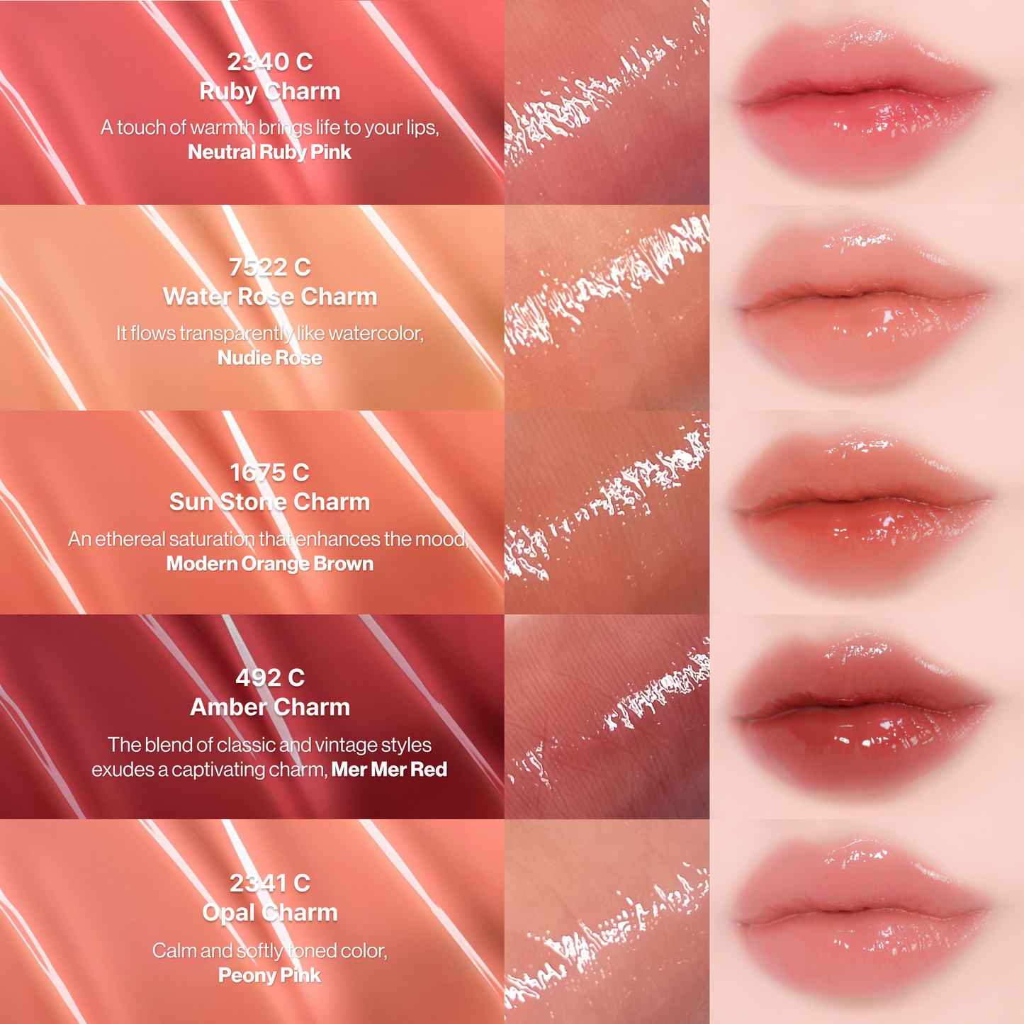 ENTROPY - Charm Tint Glossy Gel Line - 10 Colors