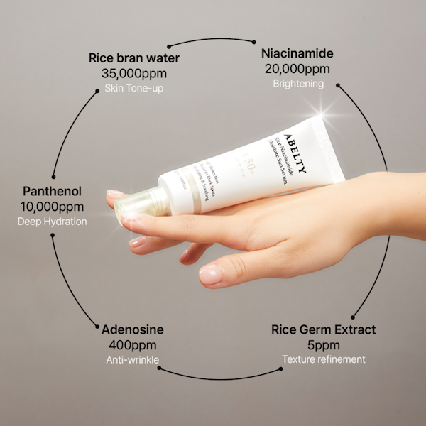 Abelty - Rice Squalane Moisture Sun Serum 50ml