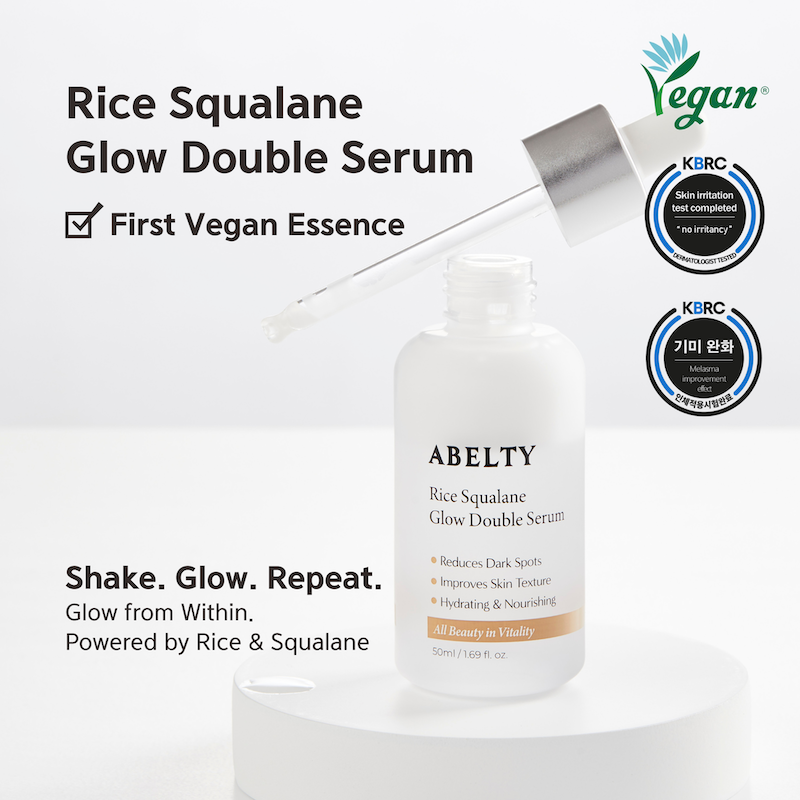 Abelty - Rice Squalane Glow Double Serum 50ml