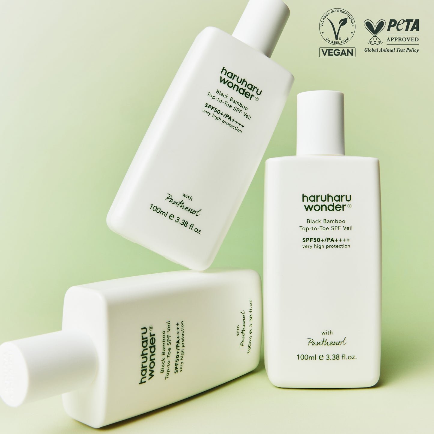 haruharu wonder - Black Bamboo Top-to-Toe SPF Veil 100ml