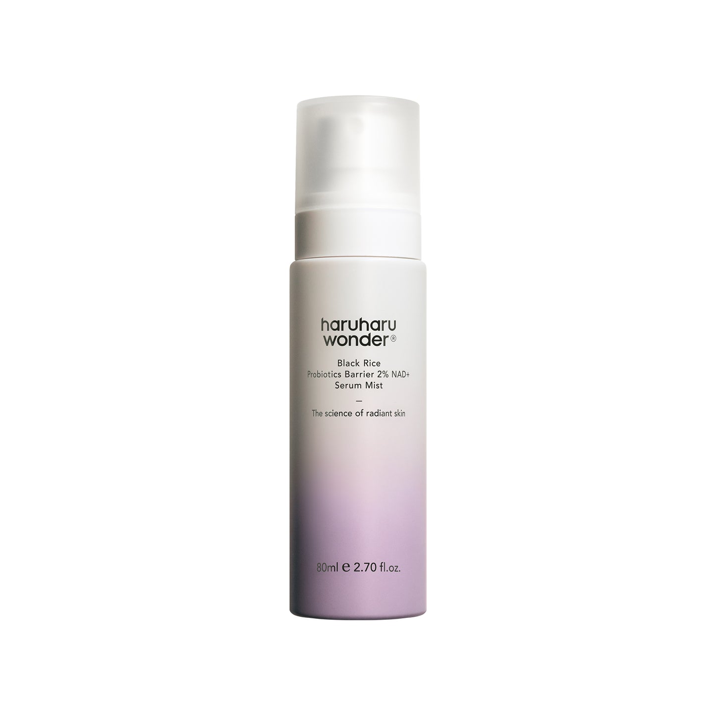 haruharu wonder - Black Rice Probiotics Barrier 2% NAD + Serum Mist 80ml