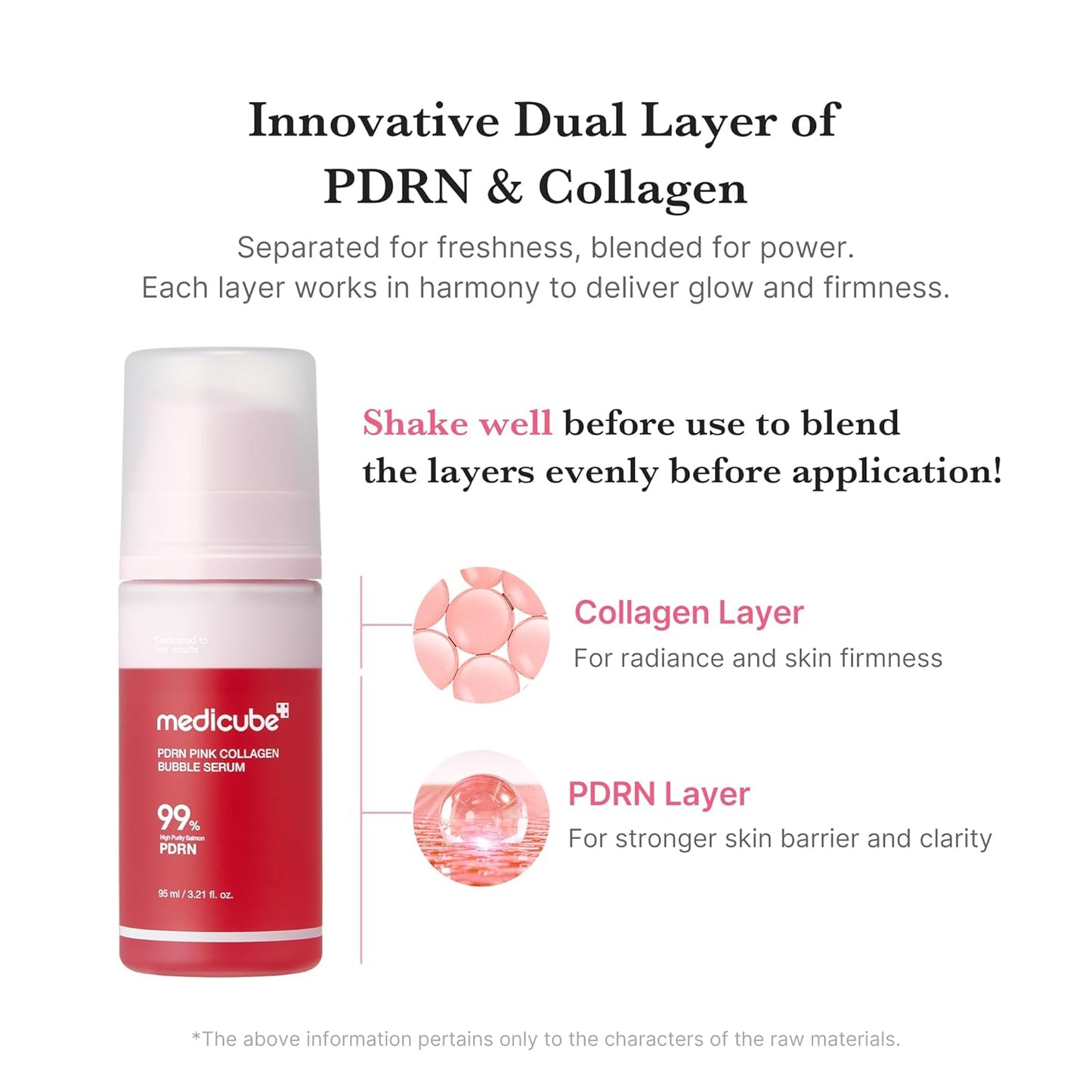 Medicube - PDRN Pink Collagen Bubble Serum 95ml ml