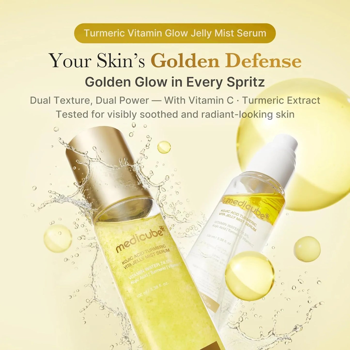 Medicube - Kojic Acid Turmeric Vita Jelly Mist Serum 100ml