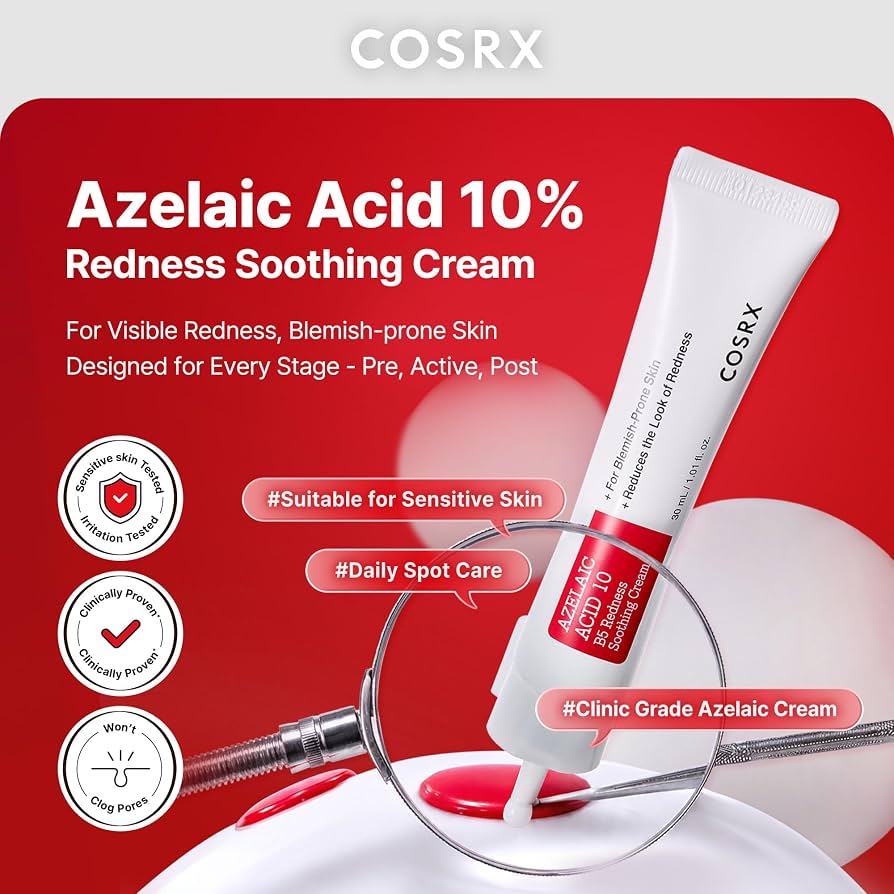 COSRX - Azelaic Acid 10 B5 Redness Soothing Cream Gel 30ml