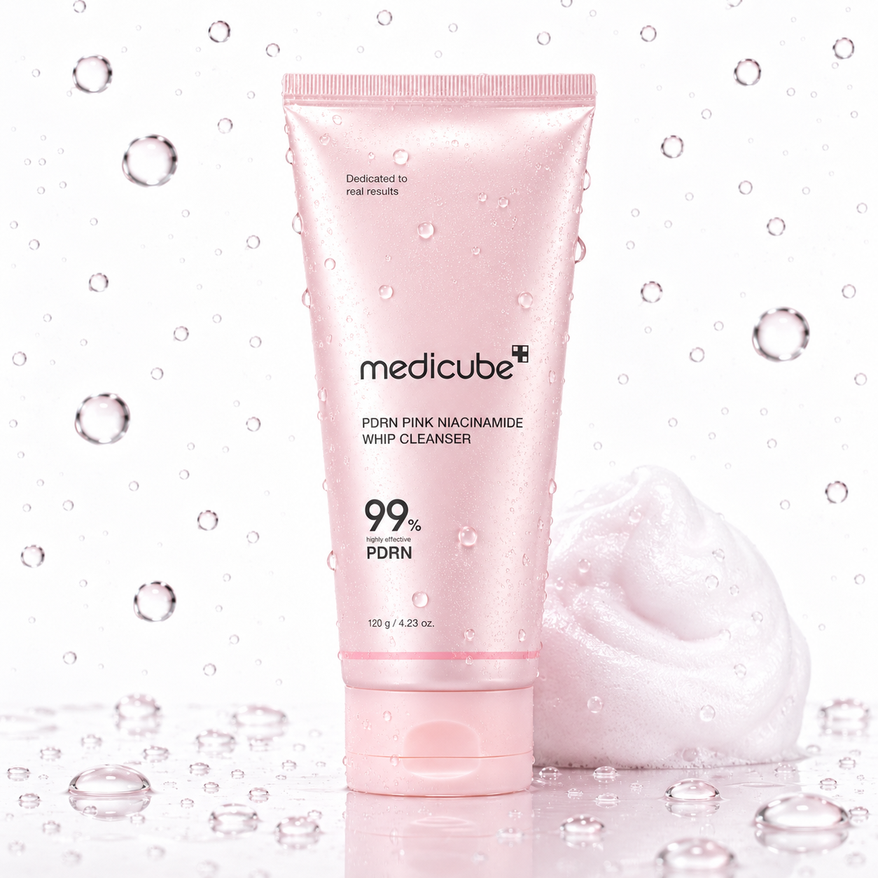 medicube - PDRN Pink Niacinamide Whip Cleanser 120g