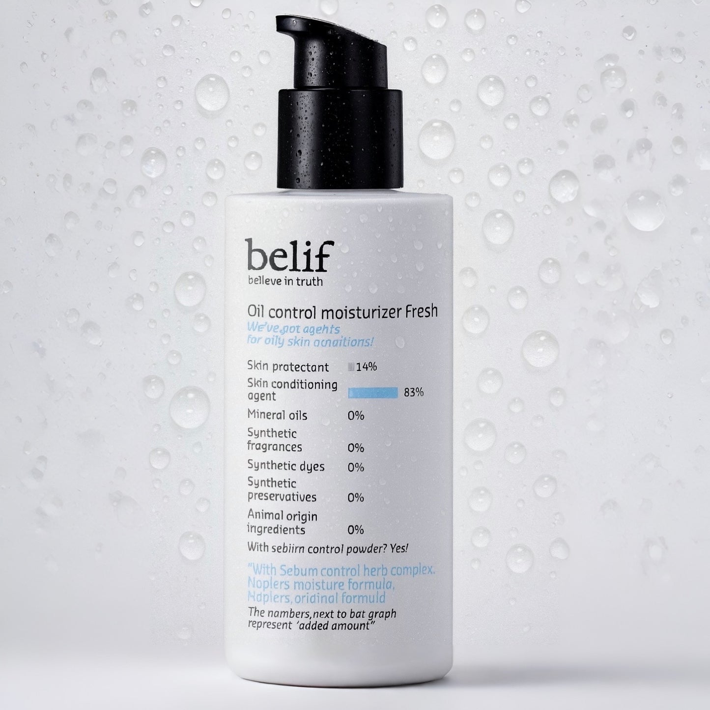 Belif - Oil control moisturizer fresh 125ml