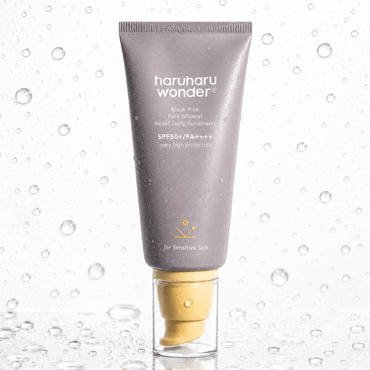 haruharu wonder - Black Rice Pure Mineral Relief Daily Sunscreen Unscented SPF50+ 50ml