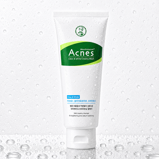 Acnes - Clear and White Creamy Wash 100g