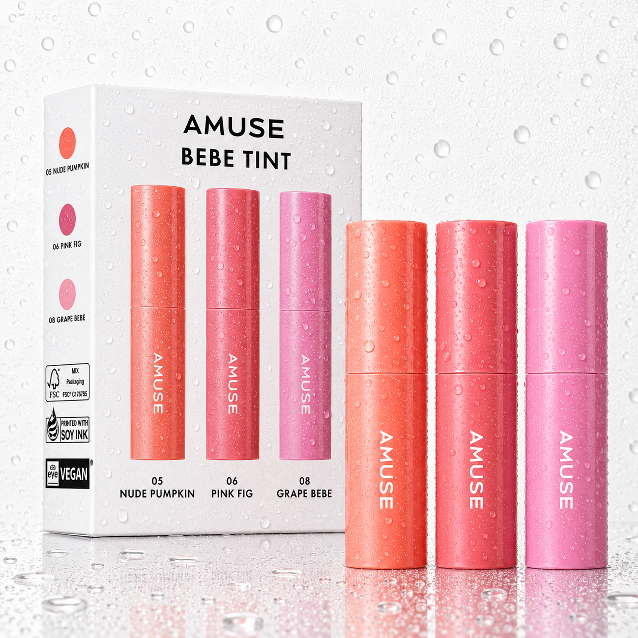 AMUSE - Mini Bebe Tint SET 1.3g X 3ea