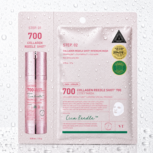 VT Cosmetics - COLLAGEN Reedles Shot 700hL 2 STEP MASK