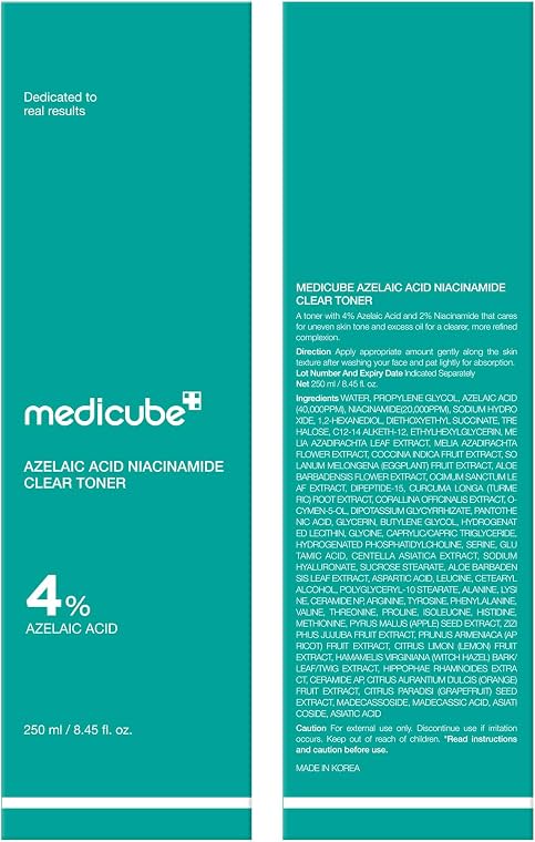 medicube - Azelaic Acid Niacinamide Clarifying Toner 250ml