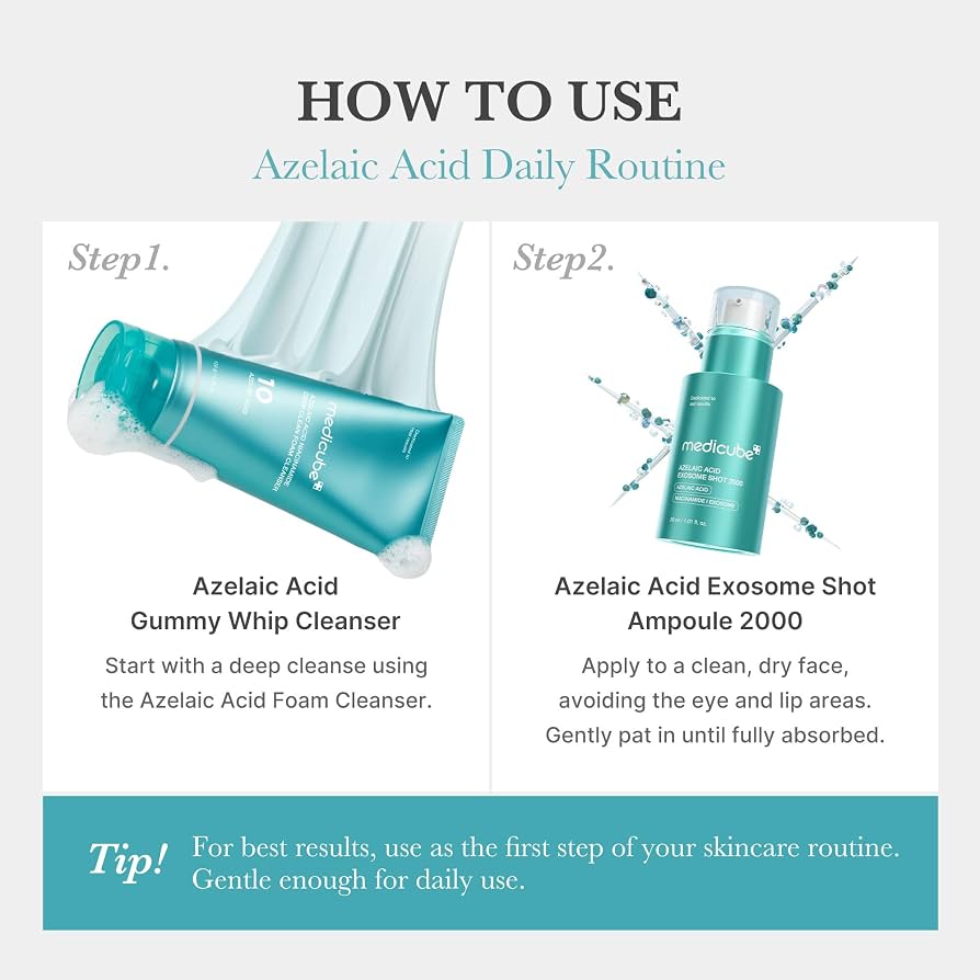 medicube - Exosome Shot Azelaic Acid 2,000 PPM Spicule Facial Serum 30ml