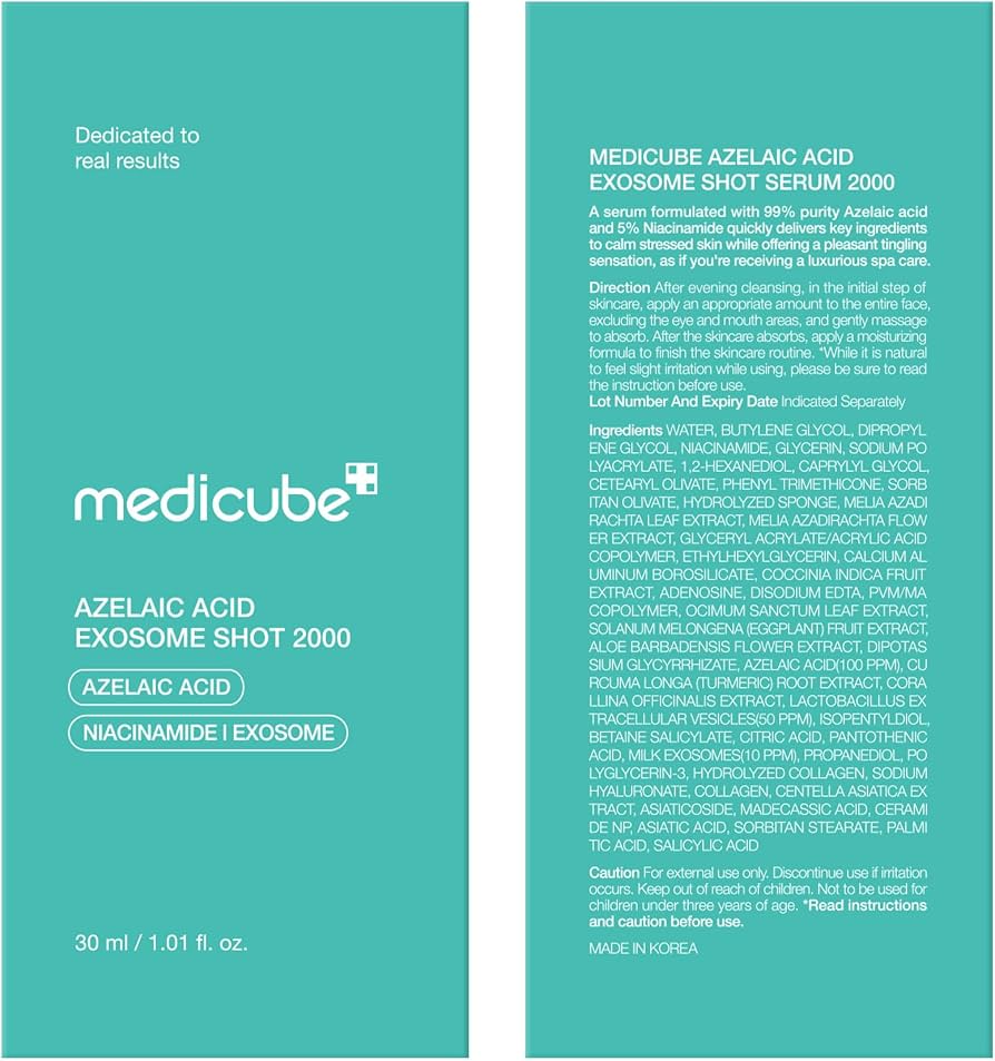medicube - Exosome Shot Azelaic Acid 2,000 PPM Spicule Facial Serum 30ml