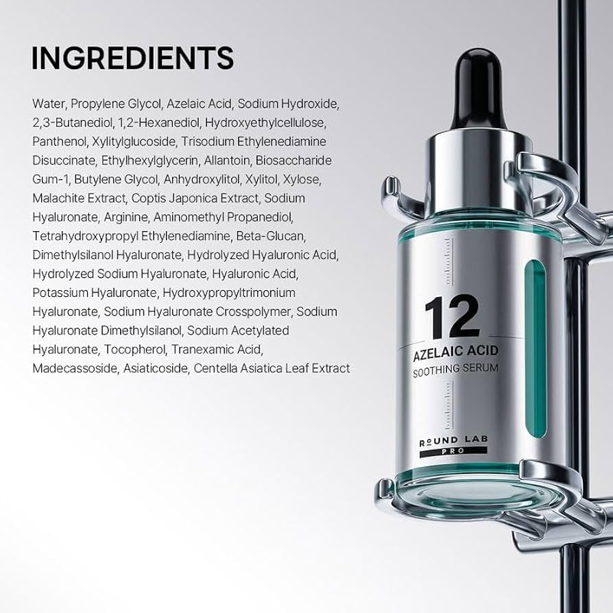 ROUND LAB - Azelaic Acid 12 Soothing Serum 30ml