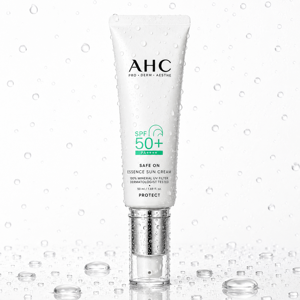 AHC - Safe On Essence Sun Cream SPF50+ PA++++ 50ml