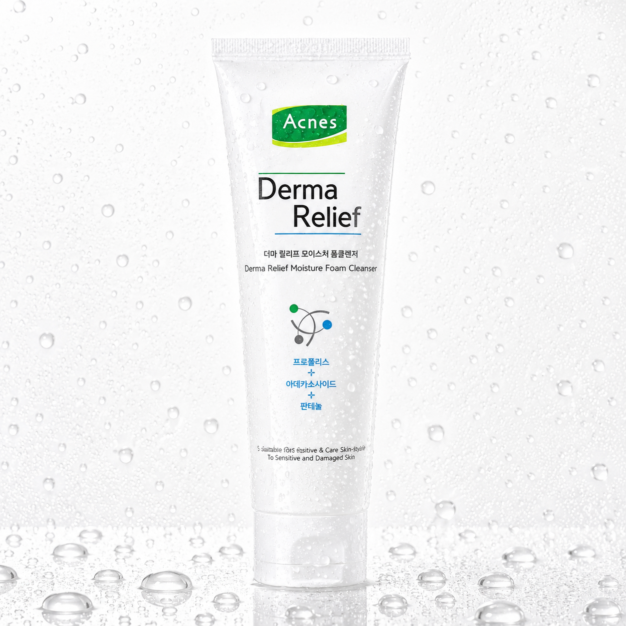 Acnes - Derma Relief Moisture Foam Cleanser 200ml