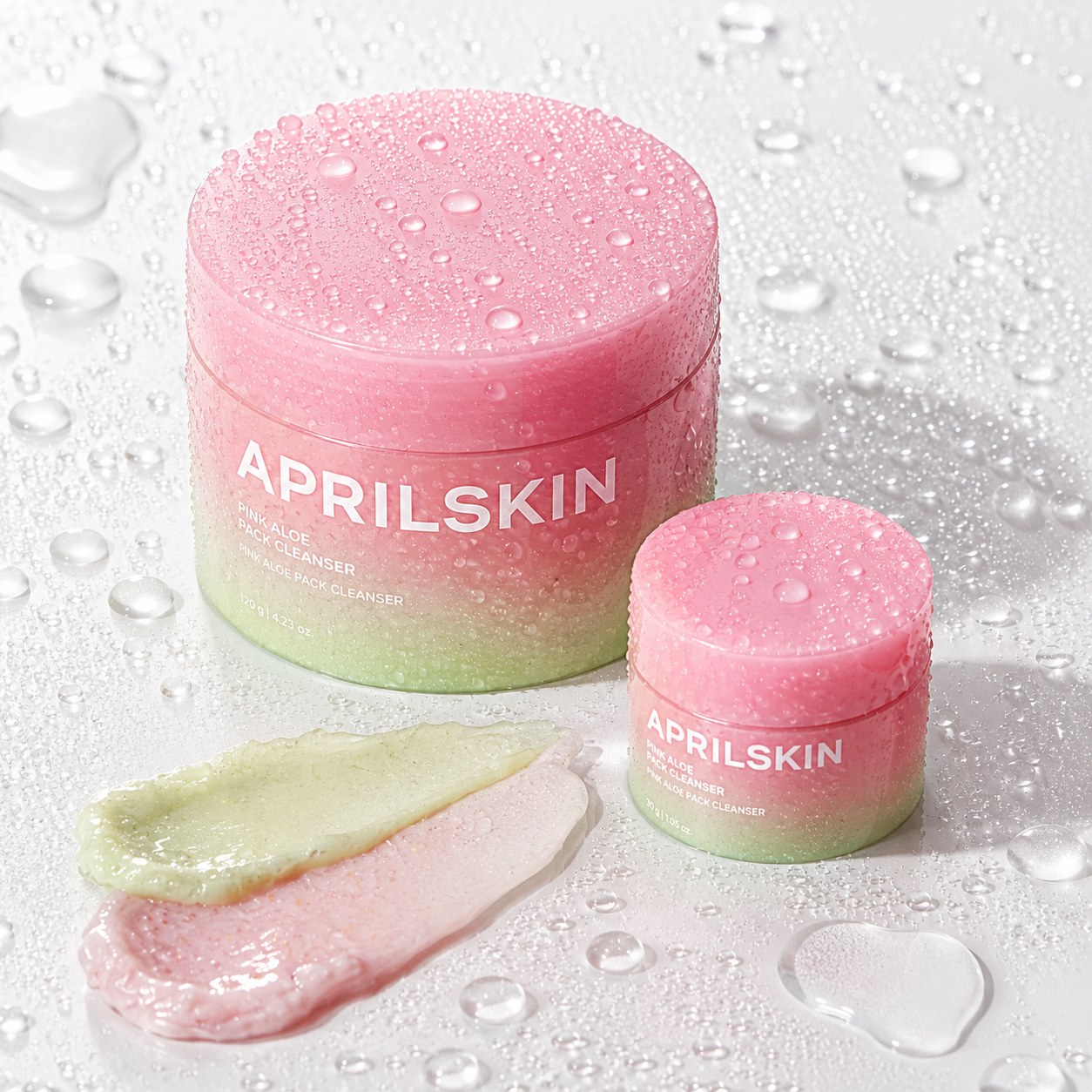 APRILSKIN - Pink Aloe Mask-to-Foam Soothing Cleanser 15g