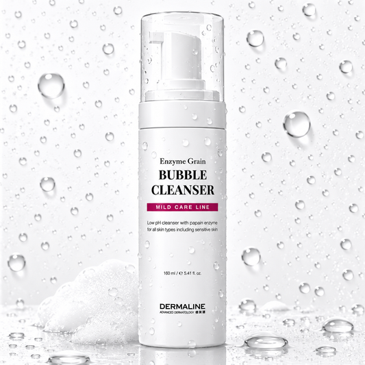 DERMALINE - Enzyme Grain Bubble Cleanser 160ml