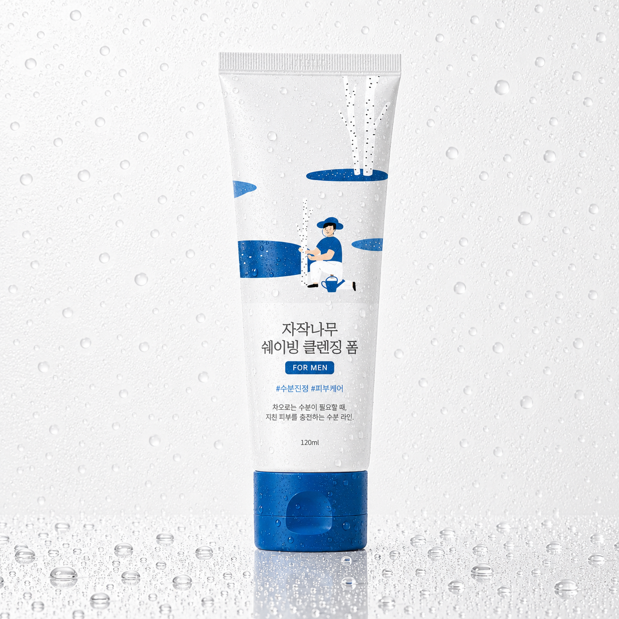 ROUND LAB - For Men Birch Juice Shaving Cleansing Foam 120ml