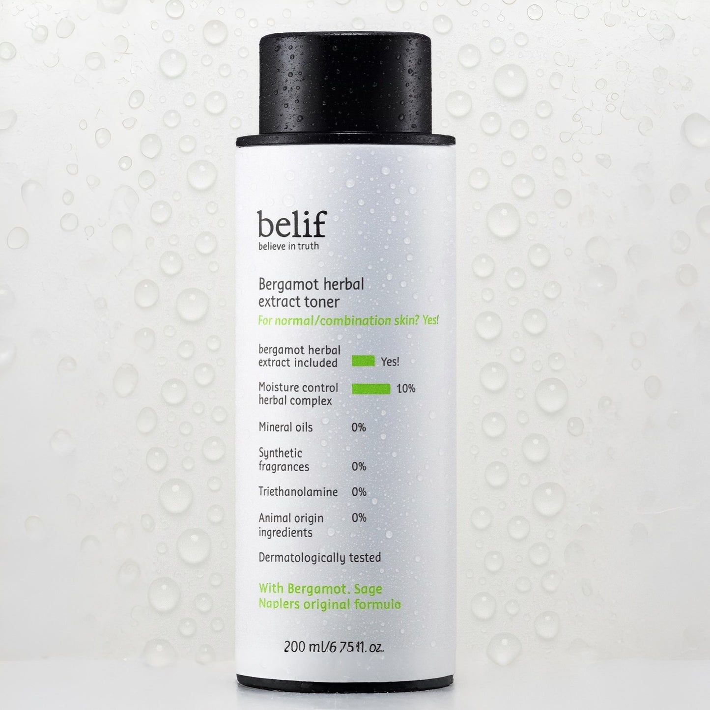Belif - Bergamot Herbal Extract Toner 200ml