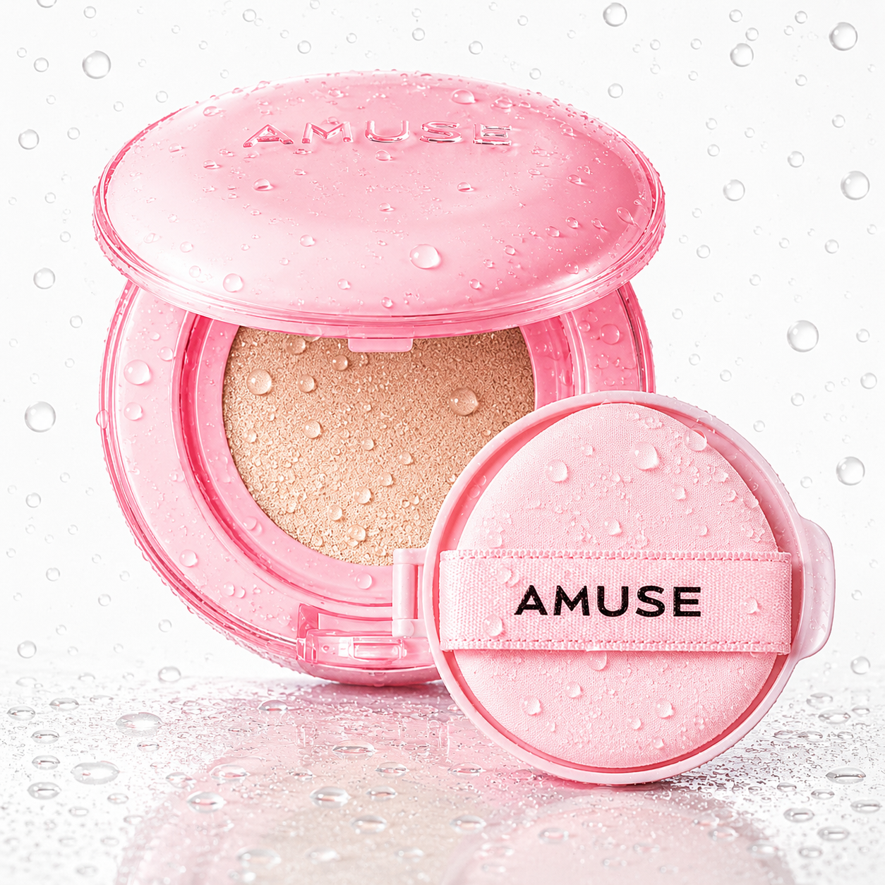 AMUSE - Dew Power Vegan Cushion SPF 50+ PA++++ SET 15g + 15g(Refill)