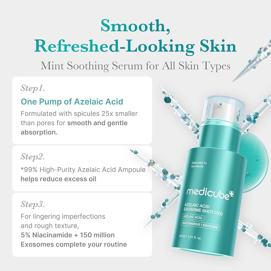 medicube - Exosome Shot Azelaic Acid 7,500 PPM Spicule Facial Serum 30ml