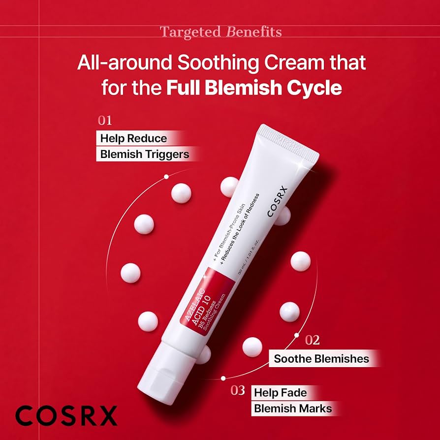 COSRX - Azelaic Acid 10 B5 Redness Soothing Cream Gel 30ml