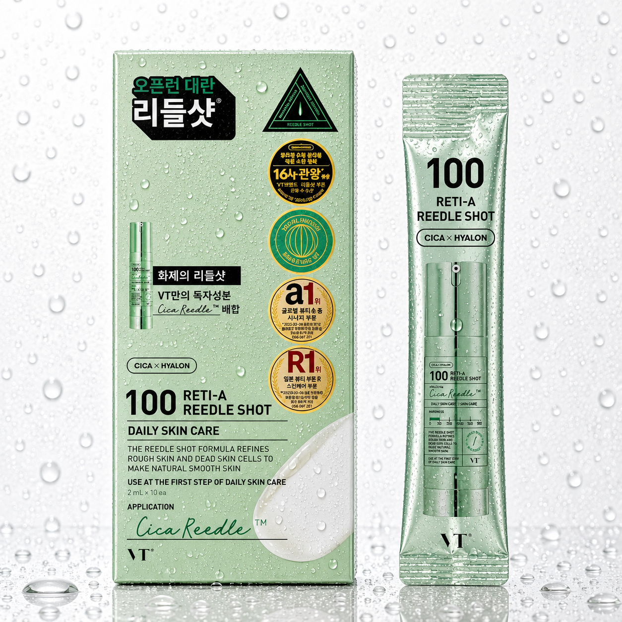 VT Cosmetics - 100 RETI-A Reedle shot 10ea