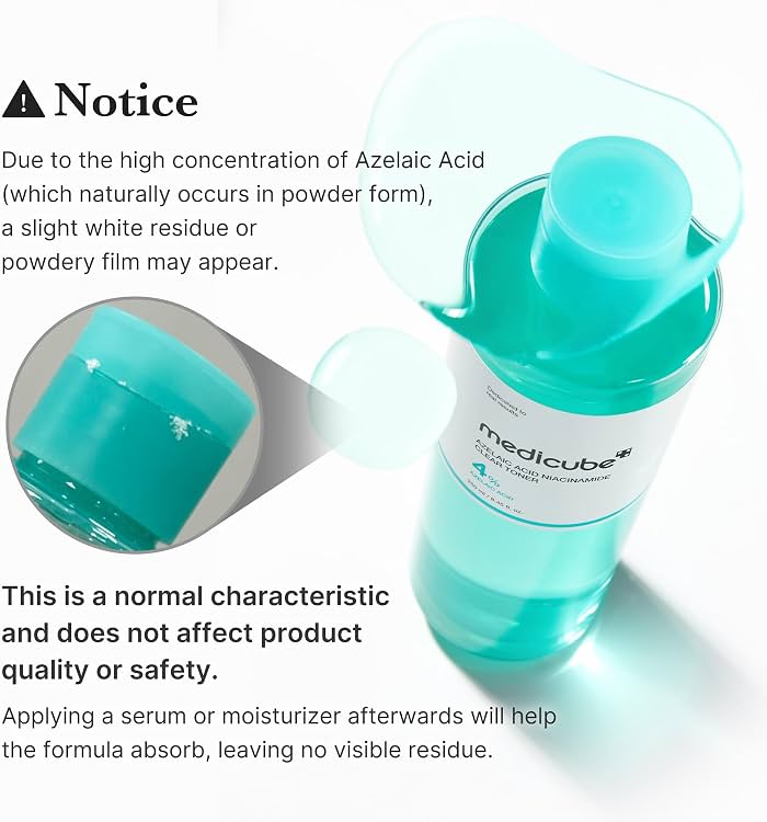 medicube - Azelaic Acid Niacinamide Clarifying Toner 250ml